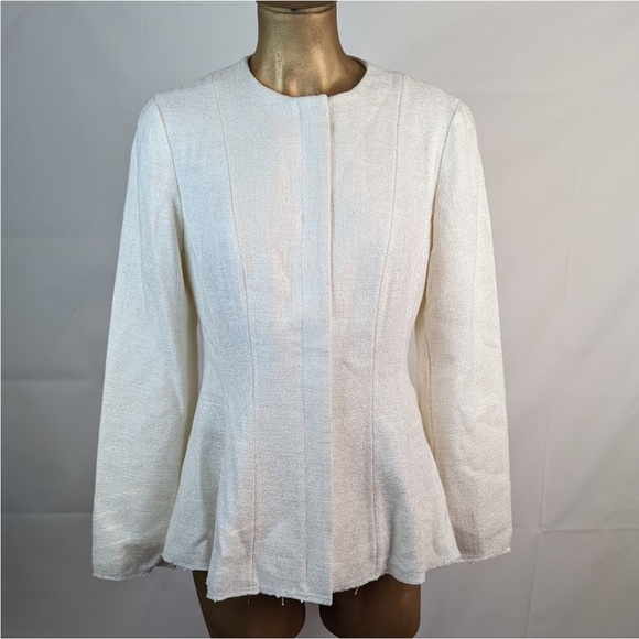 Theory Movement Jacket Blazer in Canvas Tweed Sz 6 - Picture 10 of 10